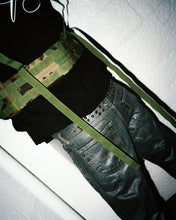 Load image into Gallery viewer, Chrome Studded Denim

